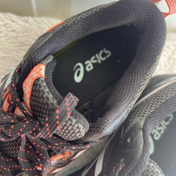 Asics Gel Venture 8 Trail Black pink blue Running Shoes - Picture 3 of 11